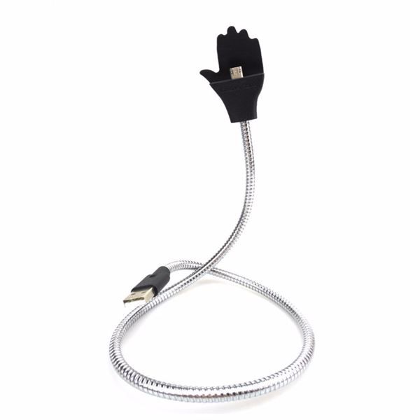 Biegsame USB Halterung mit MicroUSB Stecker | #alektroniktrade.com#