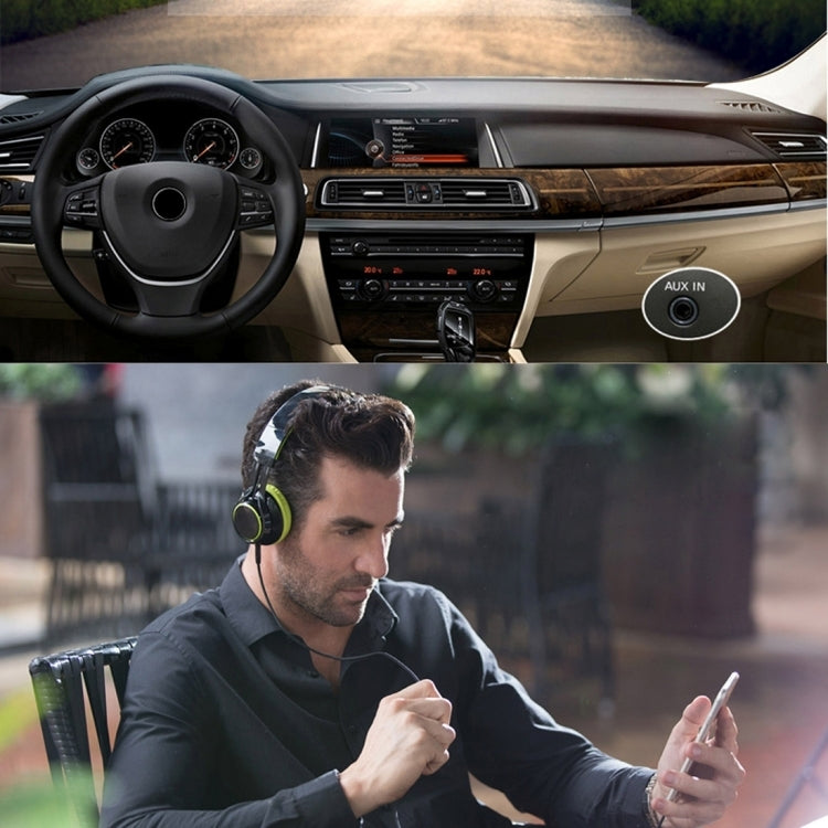 Aux-Kabel, 3,5-mm-Mini-Stecker-Stereo-Audiokabel, Länge: 5 m (schwarz + vergoldeter Anschluss) | #alektroniktrade.com#
