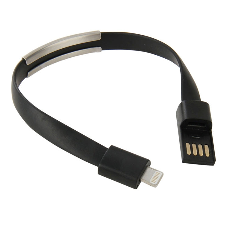 Wearable Bracelet Sync Data Ladekabel für iPhone Schwarz | #alektroniktrade.com#