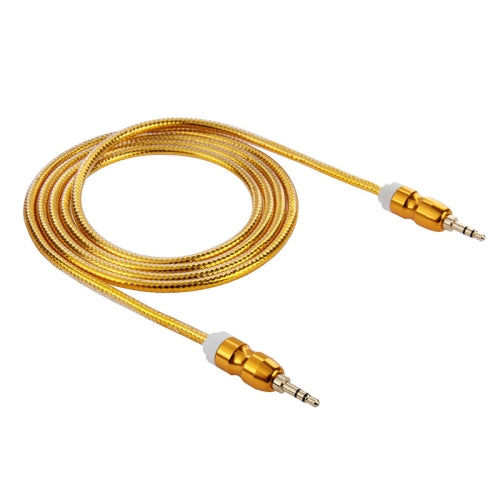 Elektroniktrade Aux-Kabel, 3,5-mm-Mini-Stecker-Stereo-Audiokabel, Länge: 1.4 M Gold Elektroniktrade Switzerland
