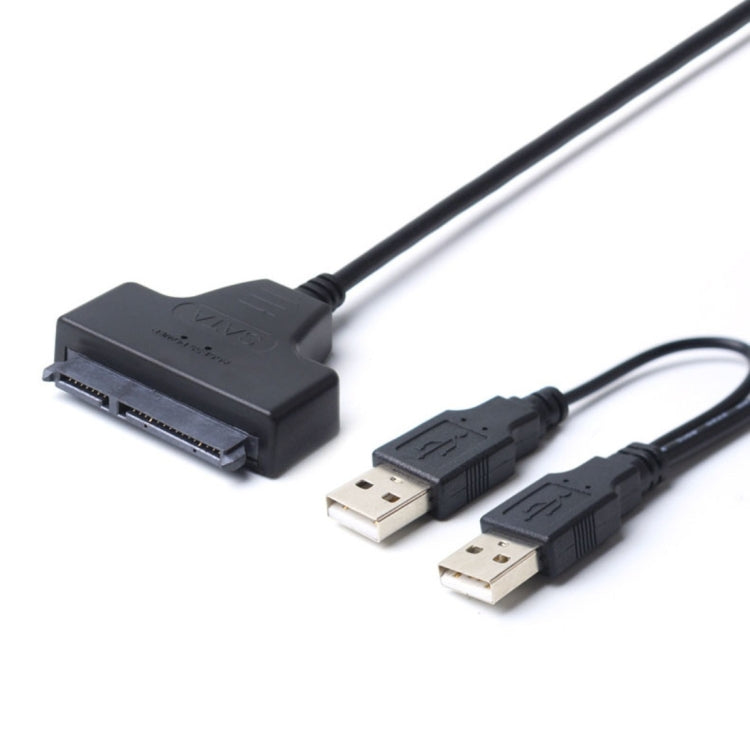 Elektroniktrade Doppeltes USB 2.0 auf SATA Festplattenadapterkabel für 2,5 Zoll SATA HDD / SSD Elektroniktrade Switzerland