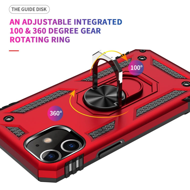 Elektroniktrade Für iPhone 12 Pro Max Stoßfeste TPU + PC-Schutzhülle mit um 360 Grad drehbarem Halter (rot) Elektroniktrade Switzerland