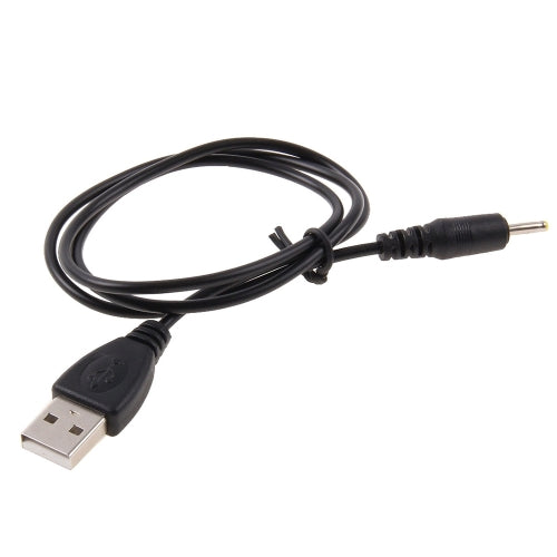 Elektroniktrade USB-auf-2,5-mm-DC-Ladekabel, Länge: 65 cm (Schwarz) elektroniktrade Switzerland