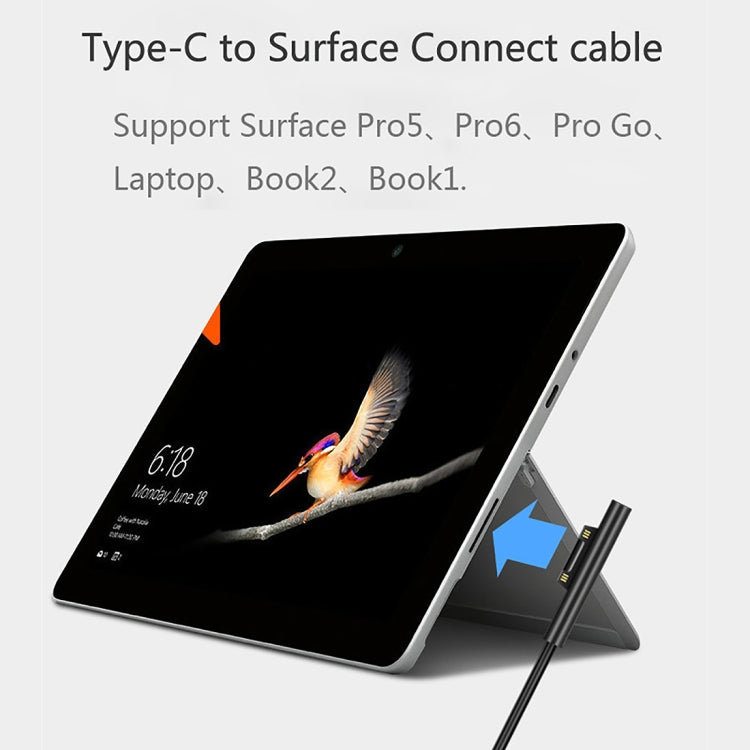 Elektroniktrade USB-C / Typ C-Stecker-Netzteil-Ladekabel für Microsoft Surface Pro 7/6/5/4/3 / Microsoft Surface Go elektroniktrade Switzerland
