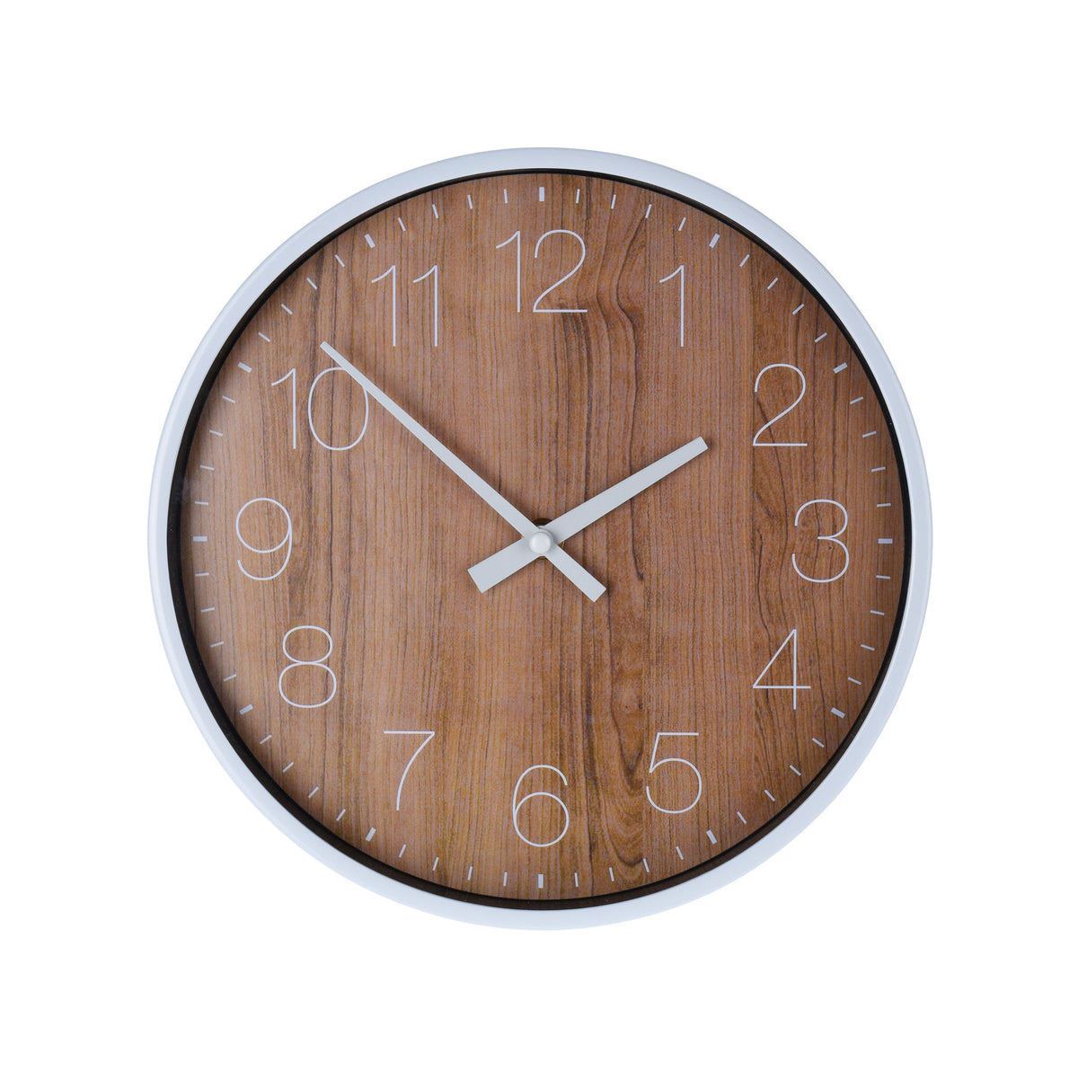 Elektroniktrade Wanduhr in Holzoptik Design 25 cm Elektroniktrade Switzerland