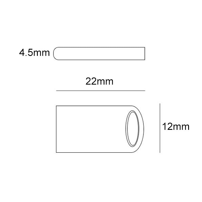 Zsuit Zsuit 64GB USB 2.0 Mini Metallring Form USB Flash Disk elektroniktrade Switzerland