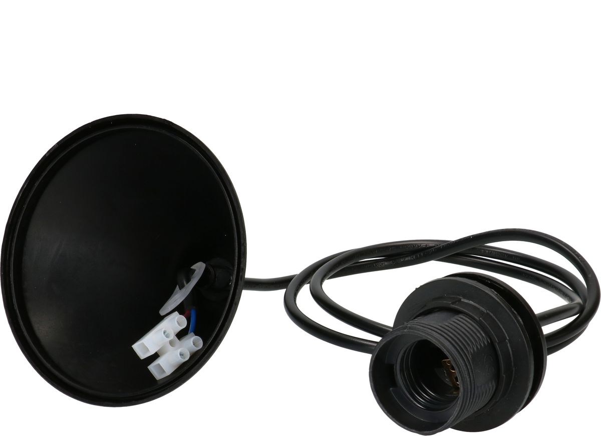 Lampenpendel E27 schwarz L=1.0m