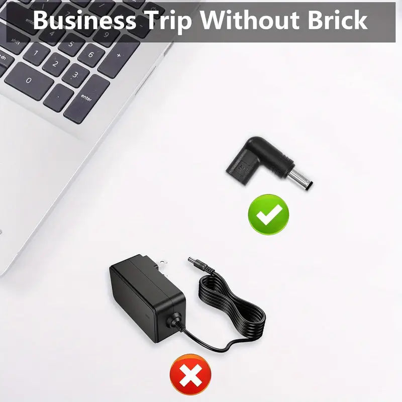USB-C 90° Adapter DC-Anschlüsse 5V, 3.0–5.5 mm, Ladeadapter für Router 6 Stück