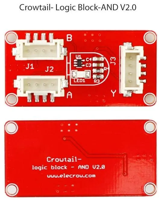 Elecrow Crowtail Logic Block 2.0 AND, 4-Pin JST, 3,3–5V