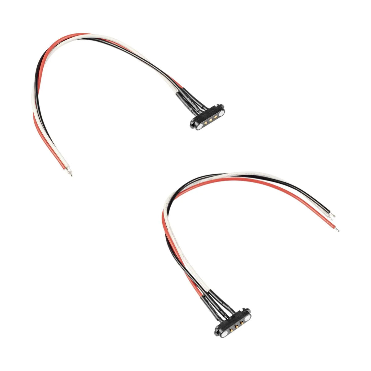 BerryBase Pogo-Pin Stecker und Sockel, 3-polig, magnetisch, mit Kabel, ohne Ösen