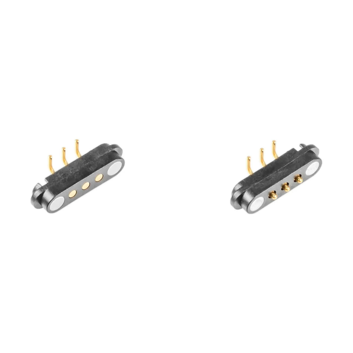 Pogo-Pin Stecker und Sockel, magnetisch, ohne Kabel, 3-polig