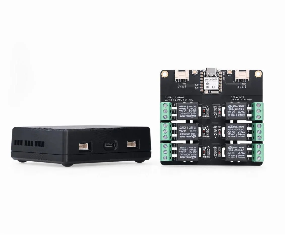 Seeed XIAO ESP32-C6 6-Kanal Relaismodul, Wi-Fi 6, BLE 5.0, Zigbee, Thread, 5V