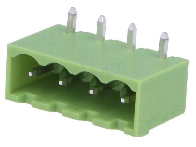 Steckbare Schraubklemme 90° PCB männlich, 4 Anschlüsse