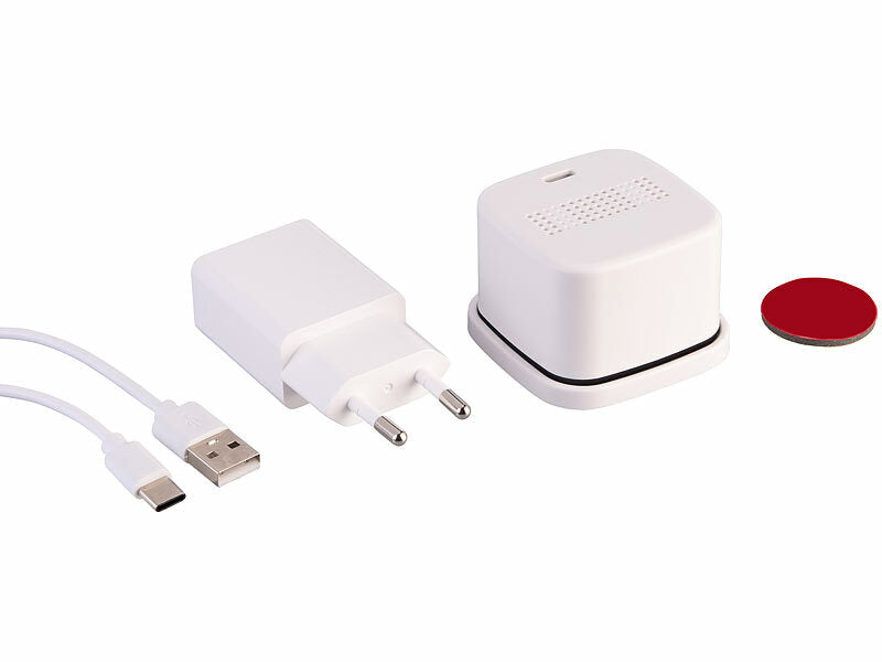 7links Mini-2K-IP-Überwachungskamera, 4 MP, Nachtsicht, 360°-Halter elektroniktrade Switzerland