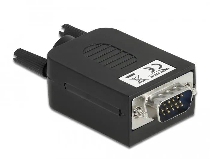Adapter VGA 15 Pin Stecker - Terminalblock 10 Pin mit Gehäuse