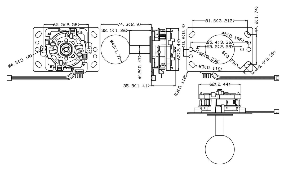 Arcade Joystick RGB – Ansicht 4