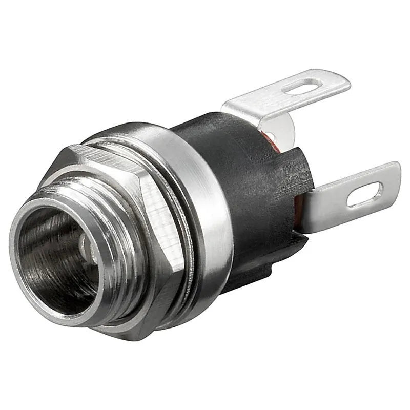 DC-Einbaubuchse 5,5x2,1 mm - Lötanschluss