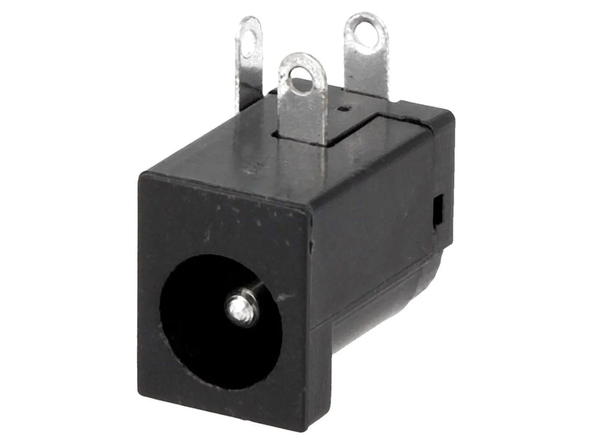 DC-Kupplung für Hohlstecker 5,5x2,1mm, Printmontage, Lötösen