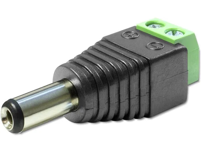 DC-Stecker / Hohlstecker 5,5x2,5mm - Schraubmontage