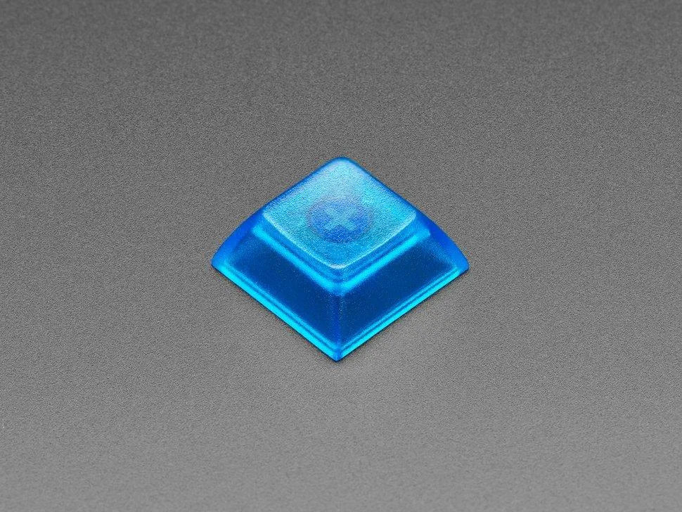 Durchsichtige blaue DSA Keycaps, 10er-Pack – Ansicht 2