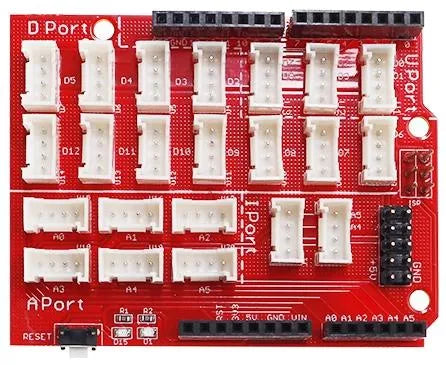 Elecrow Crowtail Base Shield 2.0 für Arduino, I2C UART Analog Digital, 3,3–5V