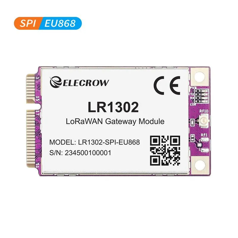 Elecrow LR1302 LoRaWAN Gateway Modul, SPI EU868, Mini PCIe, 3,3V