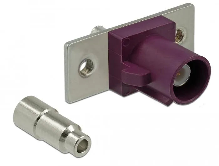 FAKRA D Stecker Federpin zum Löten 2 vorgestanzte Löcher