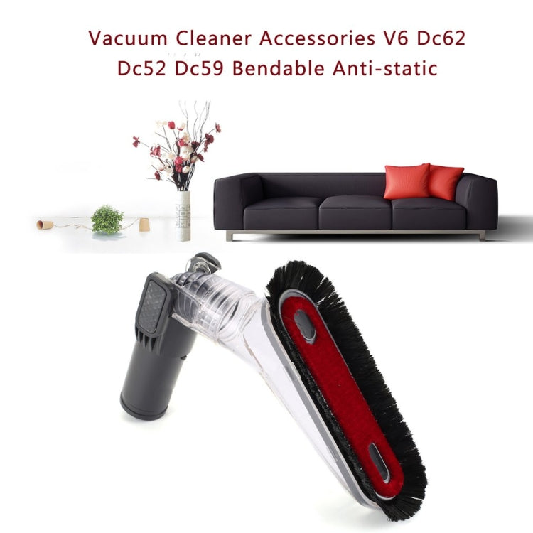 D907 Staubsauger Biegbarer antistatischer Bürstenkopf für Dyson DC62 / DC52 / DC59 / V6, D907