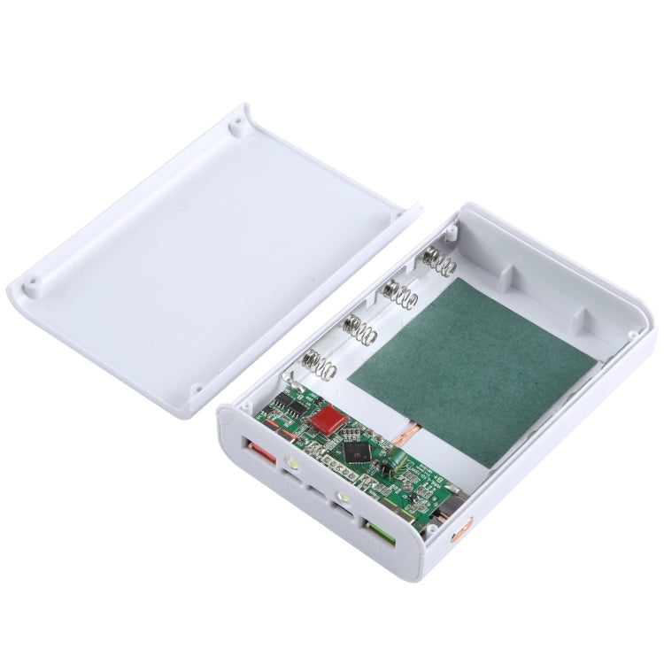 Powerbank mit Kabelloser Schnellladung 15W, auswechselbare Akkus