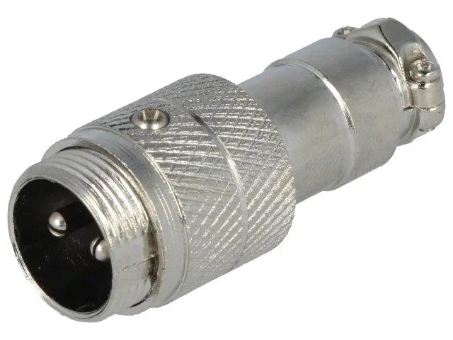 Mikrofon Stecker, 2-polig, Kabelmontage
