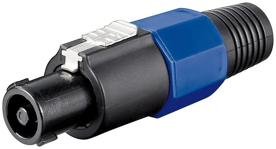 PA-Lautsprecherstecker, Speakon® kompatibel, 4-pol., Schraubmontage mit Knickschutz