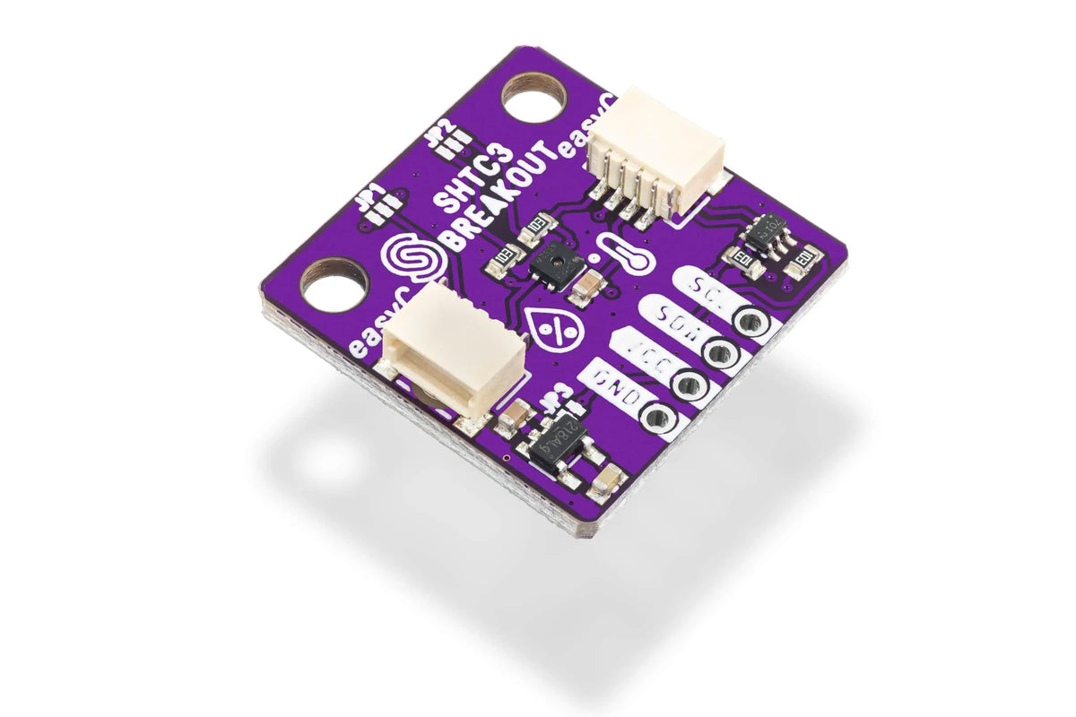 Soldered SHTC3 Breakout, Temperatur- und Luftfeuchtigkeitssensor, I2C, 2x Qwiic