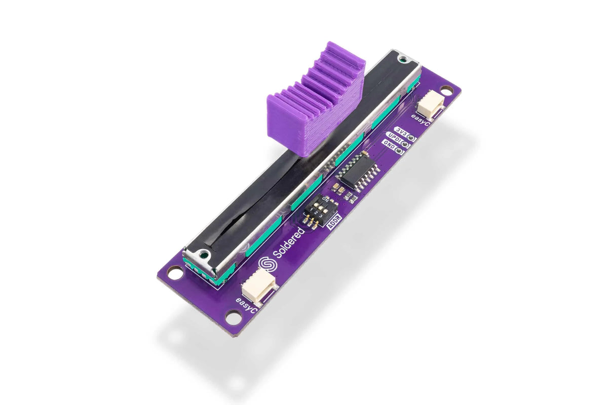 Soldered Schiebepotentiometer Modul, 10kΩ linear, Qwiic