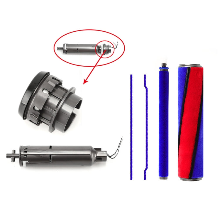 Ersatzteile für weiche Rollenköpfe für Staubsauger, For Dyson V6-V11 Brush Bar, For Dyson V6-V11 Thin Brush Bar, For Dyson V6 V7 V8 20W Motor, For Dyson V10 V11 30W Motor, For Dyson V6-V11 Motor Bearing