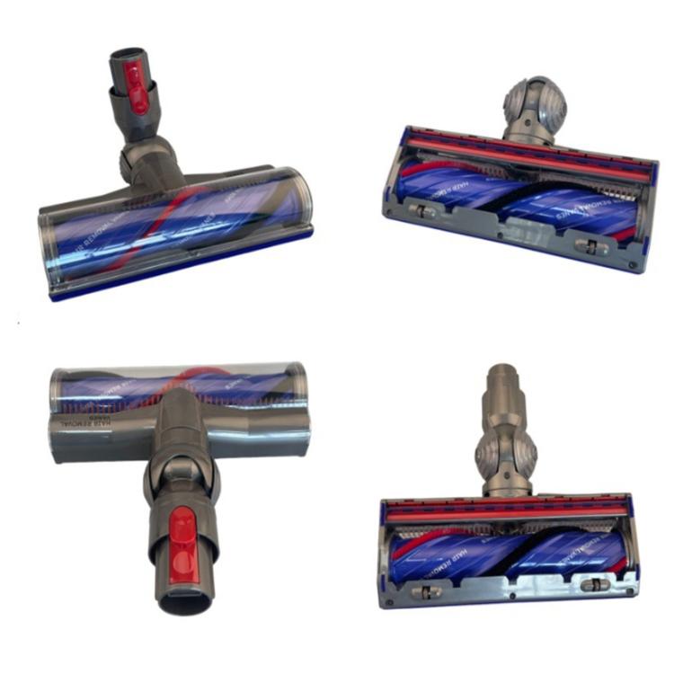 Ersatzbürstenrolle für Dyson V10, V11, V15 Direct Drive Reinigungskopf, wiederverwendbare Anti-Verwicklungs-Bürstenleiste, Soft Roller, Carbon Fiber, Soft Roller+Side Cover, Carbon Fiber+Side Cover