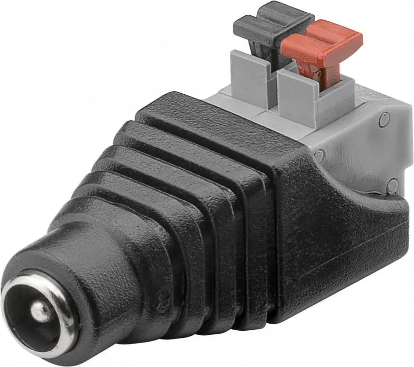 Terminalblock 2-pin > DC-Buchse 5,50x2,10 mm, push-down