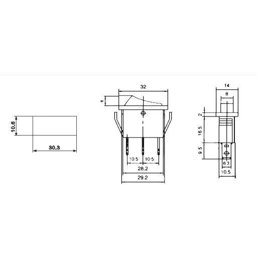 McPower Wippschalter T1323009 – Ansicht 3
