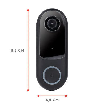 Alpina Alpina Smart Home Funkklingel mit Kamera - WLAN - Video - Full HD elektroniktrade Switzerland