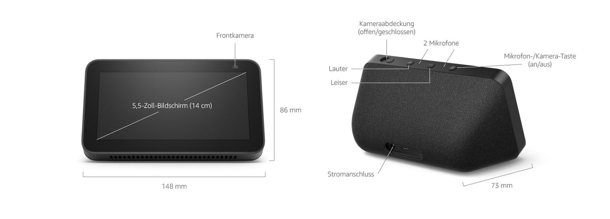 Amazon Echo Show 5 - Smart Display mit Alexa und 2-MP-Kamera ( Gebraucht Artikel ) elektroniktrade Switzerland