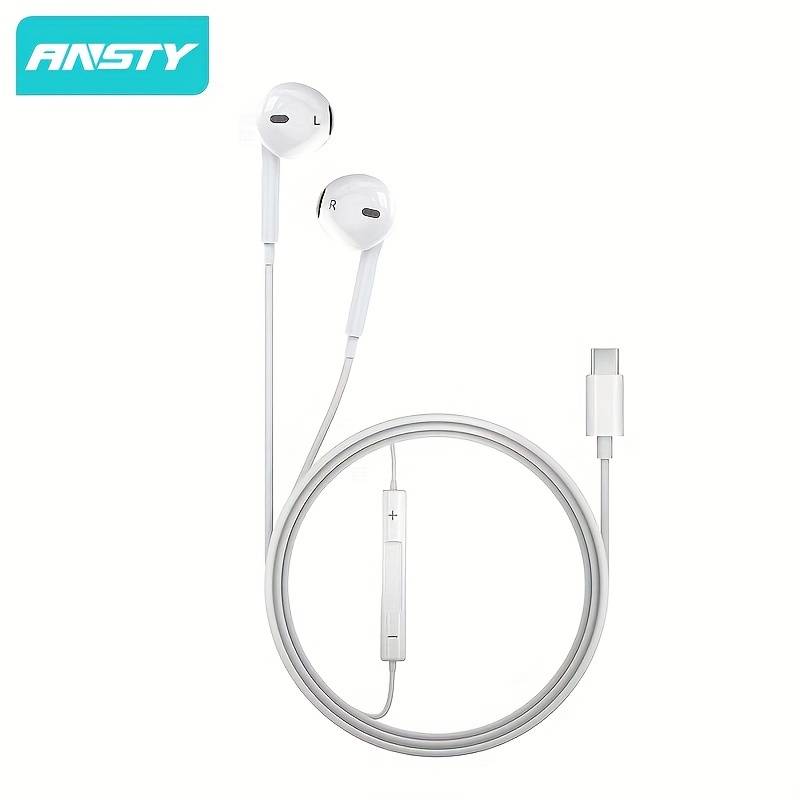 Ansty Universelle kabelgebundene Kopfhörer Typ-C Flat Head In-Ear für Android-Telefone elektroniktrade Switzerland