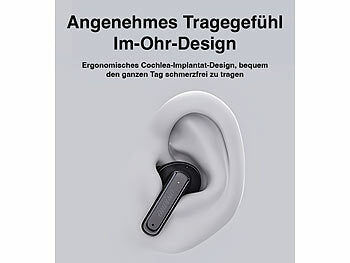 auvisio auvisio KI Übersetzer Kopfhörer: KI-Echtzeitzeitübersetzer & In-Ear-Kopfhörer, 135 Sprachen elektroniktrade Switzerland