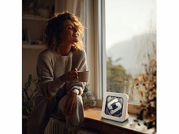 auvisio Tragbarer Akku-CD-Spieler & UKW-Radio, Bluetooth, Timer, USB, AUX elektroniktrade Switzerland