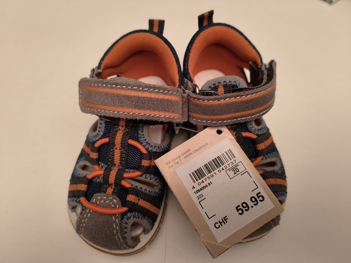Bama Bama Baby Schuhe Blau Orange Grösse 20 (Restposten) Elektroniktrade Switzerland