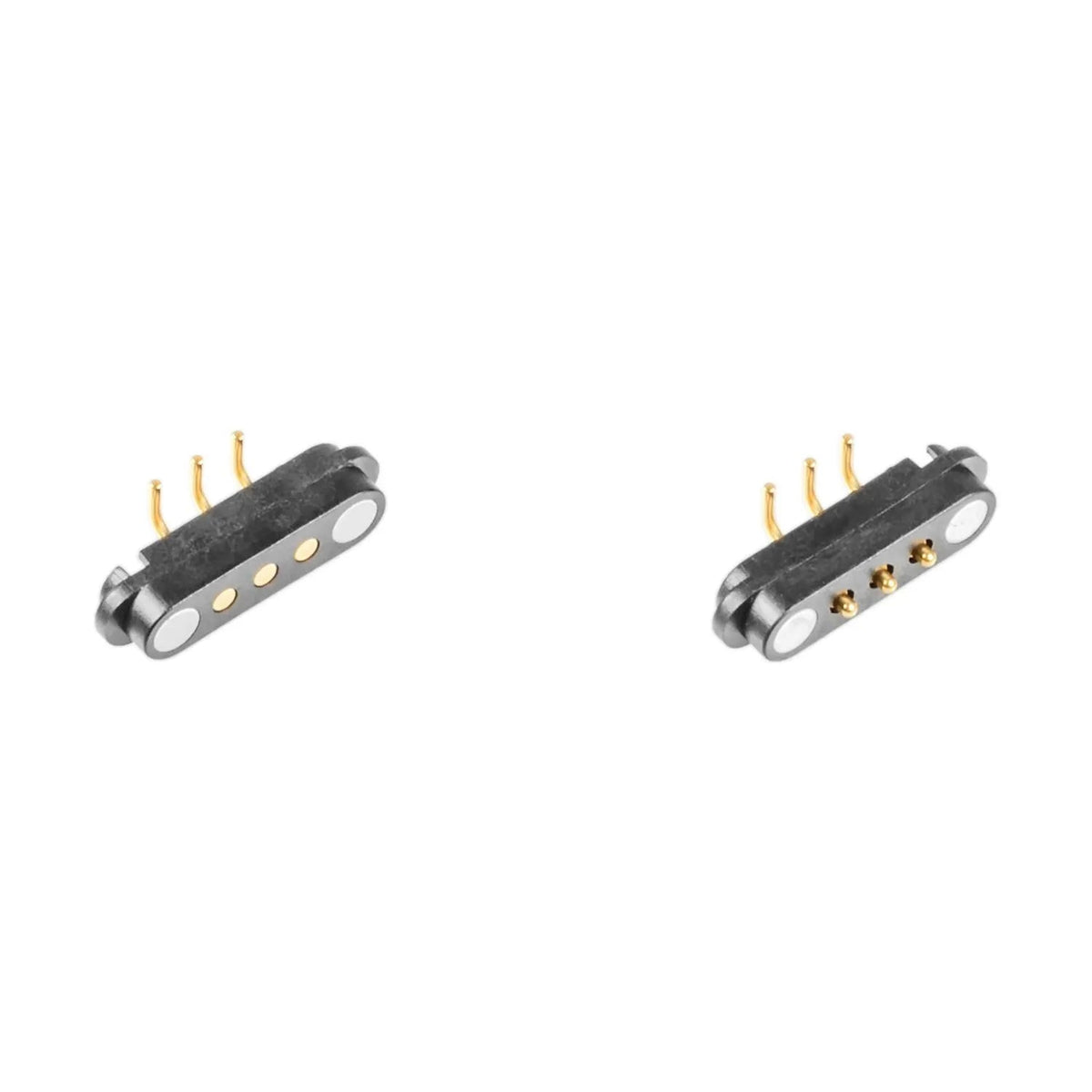 BerryBase BerryBase Pogo-Pin Stecker und Sockel, 3-polig, magnetisch, 90°, ohne Kabel und Ösen elektroniktrade Switzerland