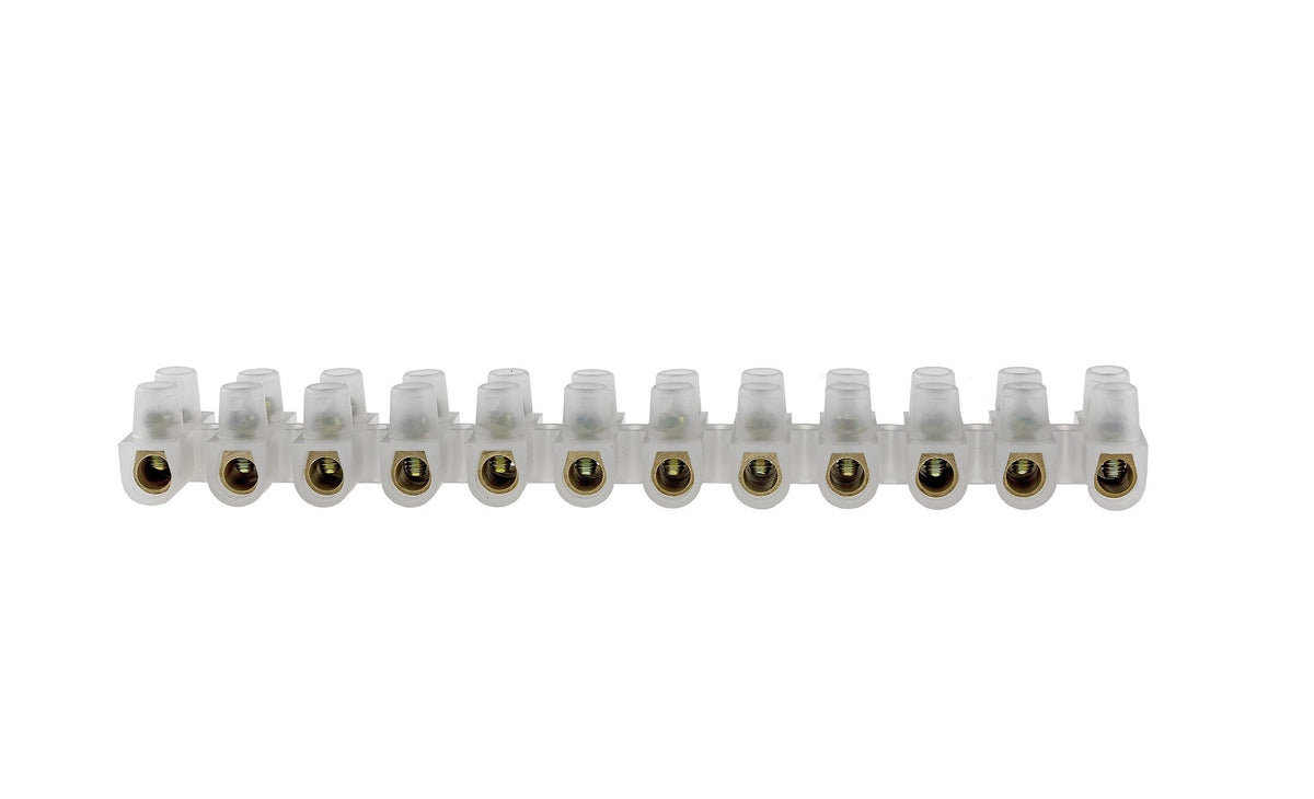 Chilitec Lüsterklemmen für 10-16mm², 12 Klemmen Messingeinsatz, transparent Elektroniktrade Switzerland