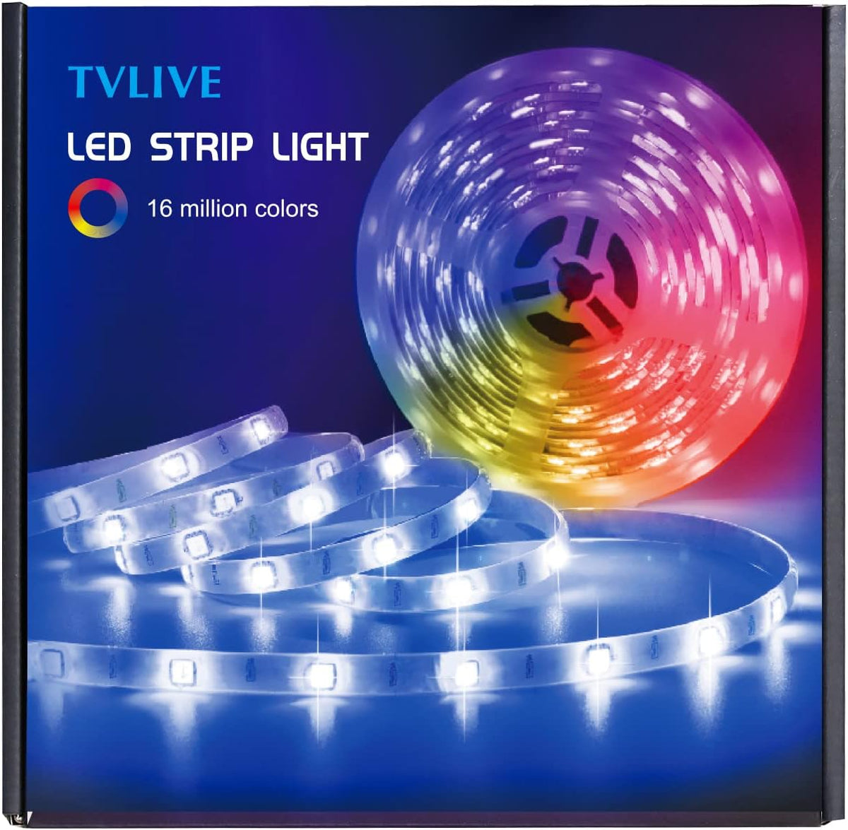CNSUNWAY LED Strip Lichtband 5M RGB SMD 5050 LED Streifen mit Bluetooth & APP & FB Elektroniktrade Switzerland