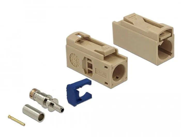 Delock FAKRA I Buchse 25 mm (lang) zum Crimpen elektroniktrade Switzerland