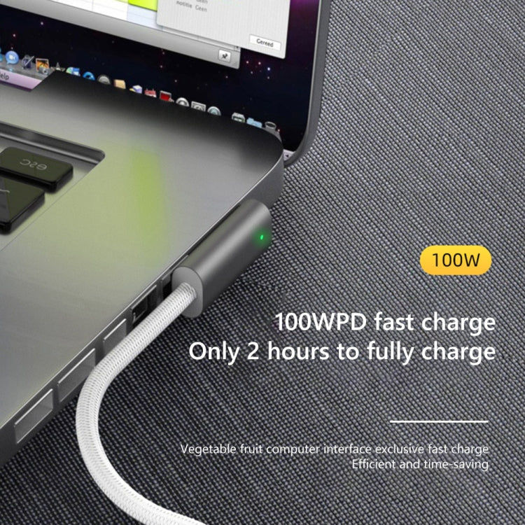 Elektroniktrade 100 W 5-poliges MagSafe 1 (L-förmig) auf USB-C / Typ-C PD-Ladekabel, Kabellänge: 1,8 m Elektroniktrade Switzerland