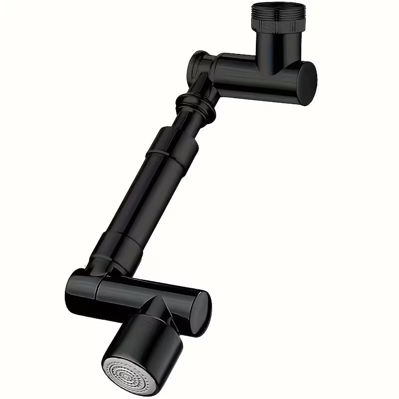 elektroniktrade 1440° drehbarer Wasserhahn-Aufsatz aus Edelstahl – ausziehbar, 2 Modi mit Anti-Spritz-Funktion elektroniktrade Switzerland