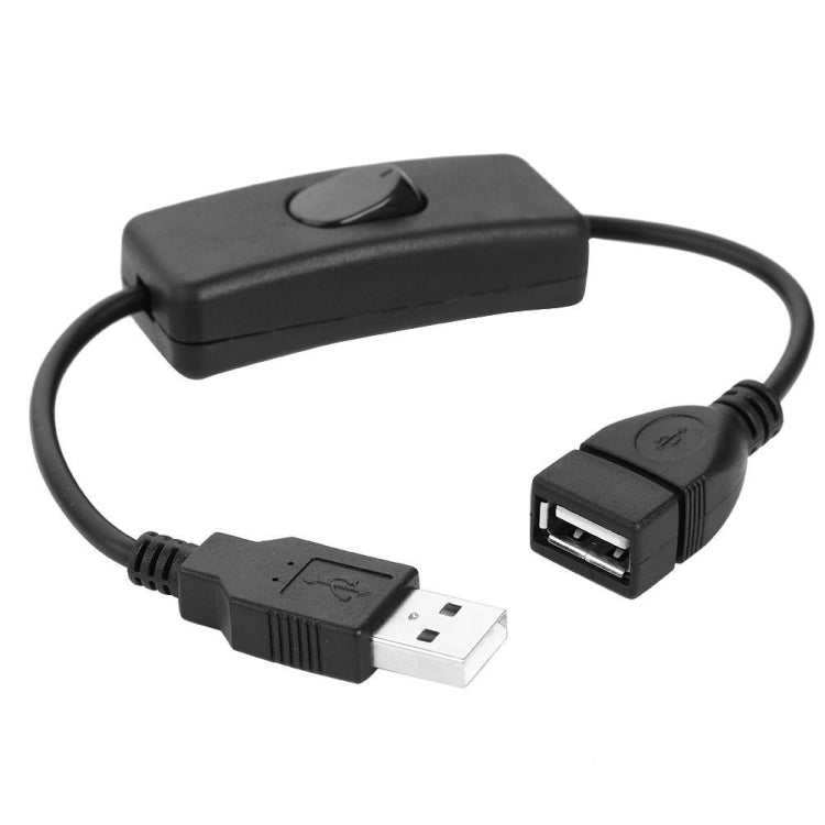 Elektroniktrade 28cm USB 2.0 Verlängerungskabel mit Stecker, Buchse mit Schalter elektroniktrade Switzerland